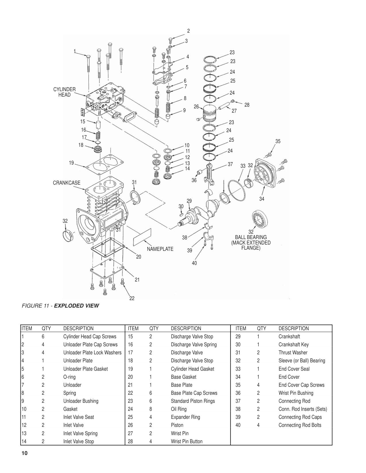 Bendix SD-01-344-TU-FLO-750 Service Data Parts Manual page 10