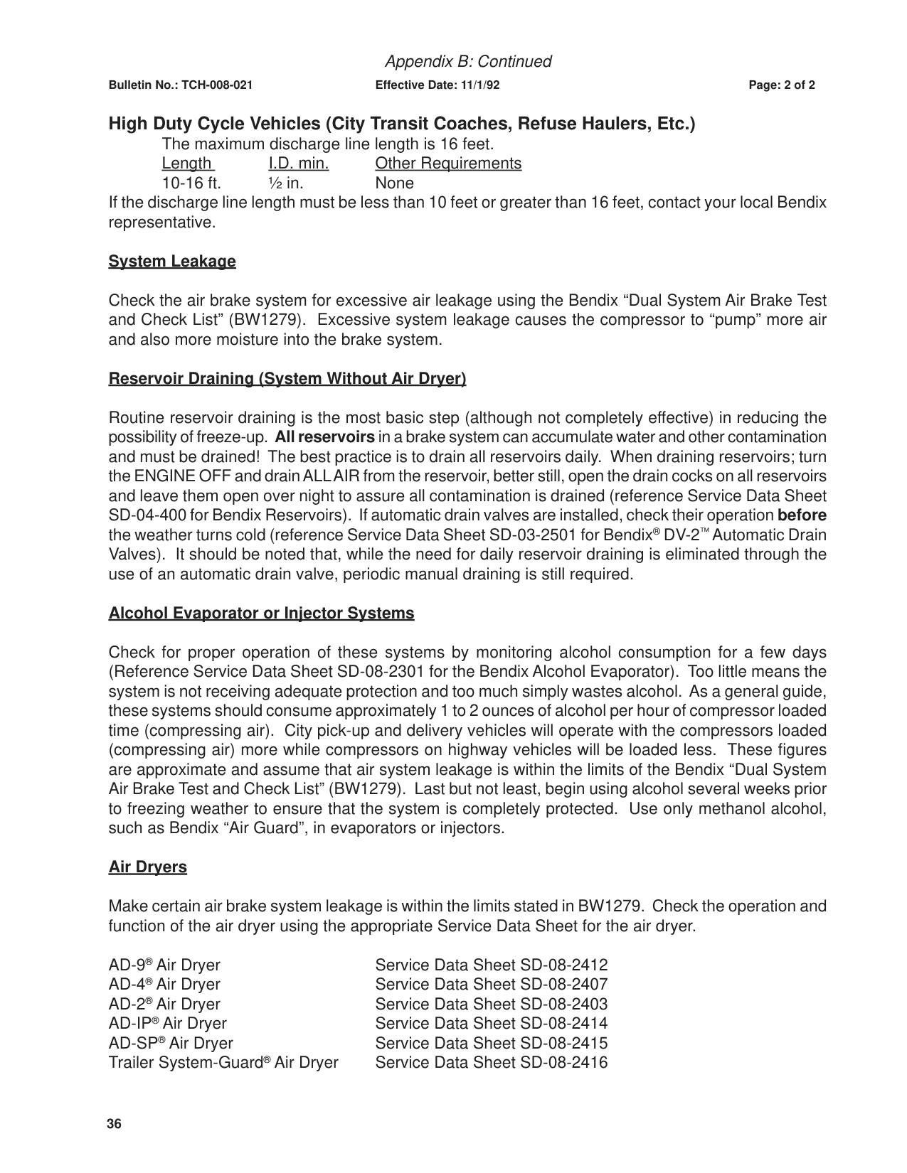 Bendix SD-01-344-TU-FLO-750 Service Data Parts Manual page 36