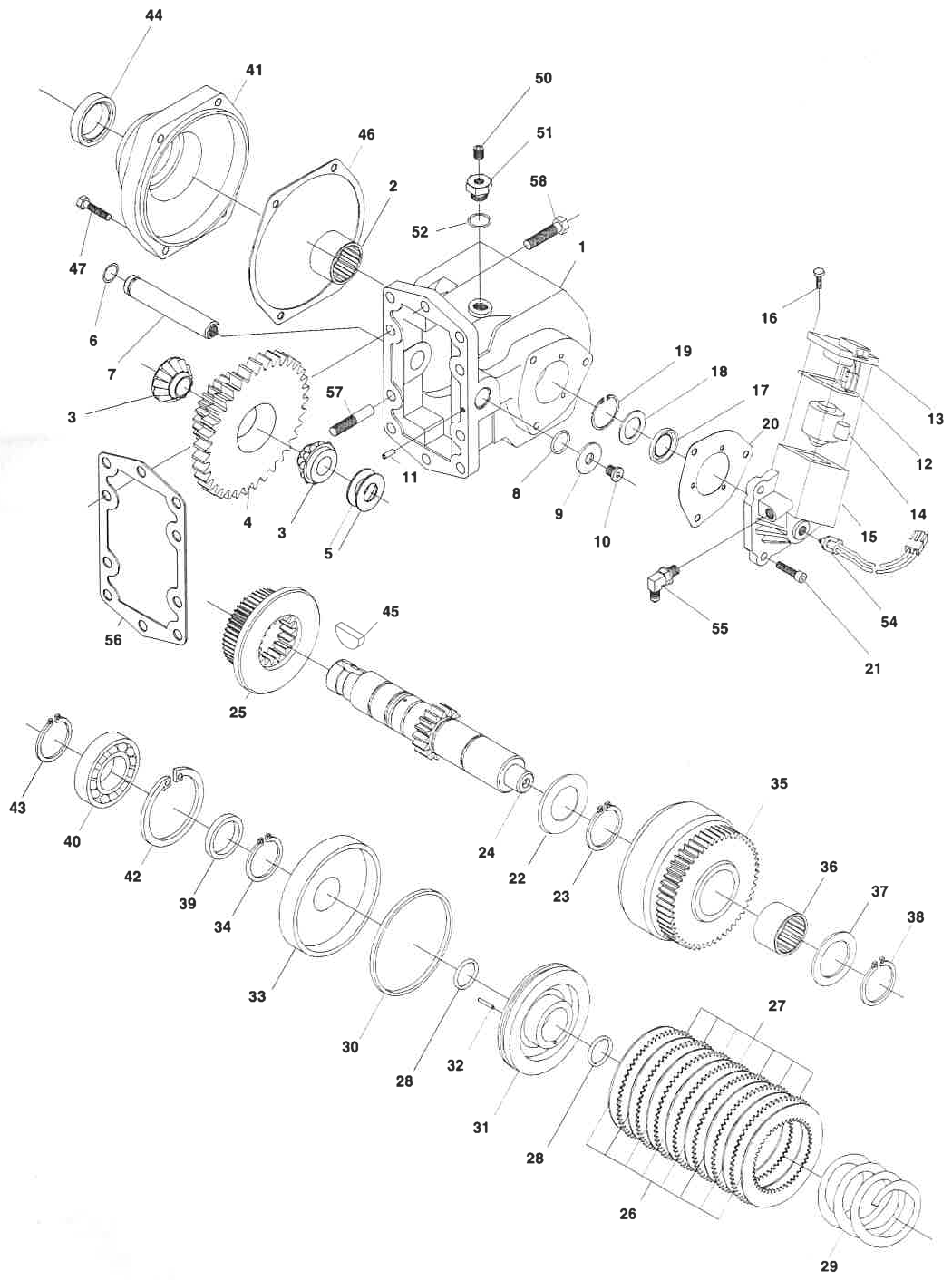 Chelsea PTO 276 276 Series Parts List exploded-view diagram
