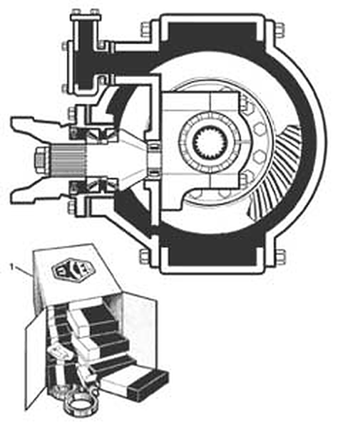Dana Spicer DS/RS 461, 521, 581, 601 Tandem Drive Axle Service Kits (2) exploded-view diagram