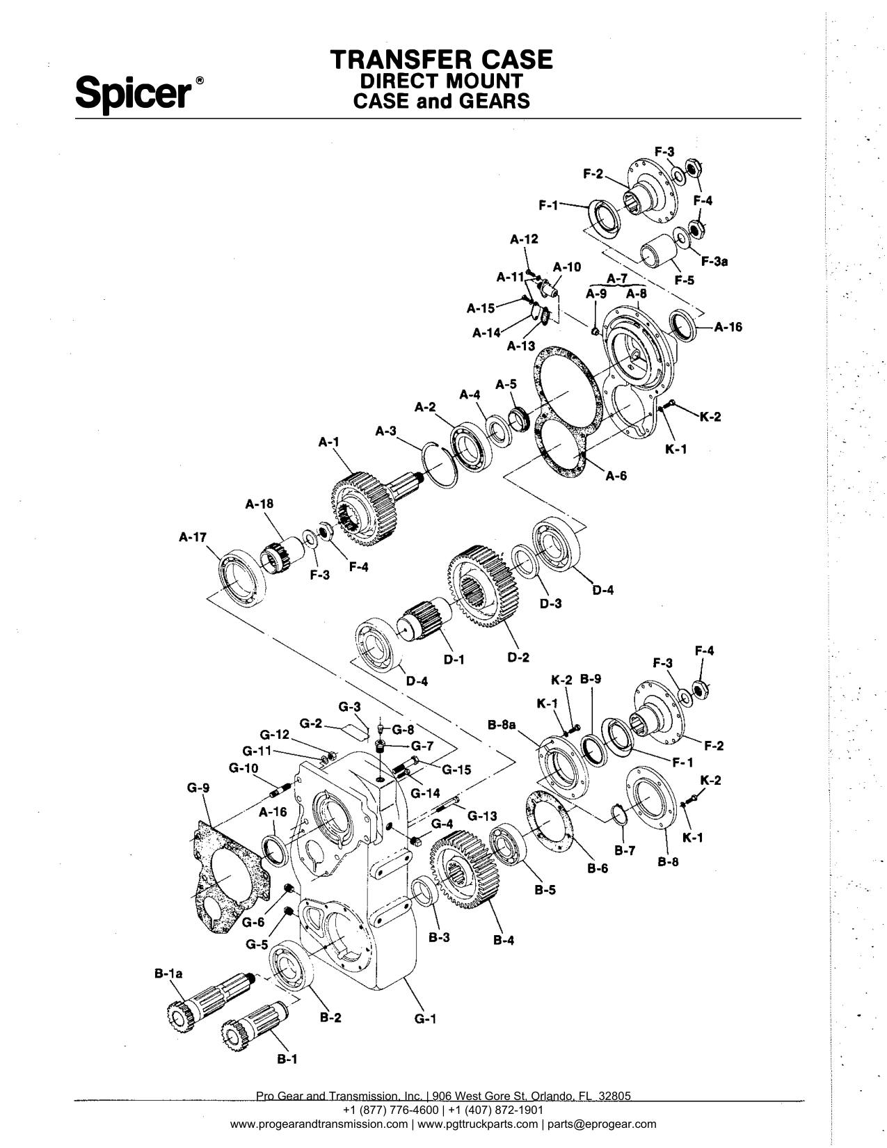 Spicer 791 Transfer Case Manual page 13: Transfer Case