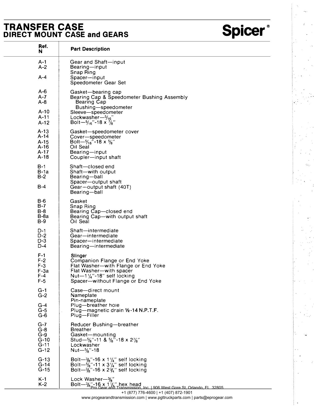 Spicer 791 Transfer Case Manual page 14: Transfer Case