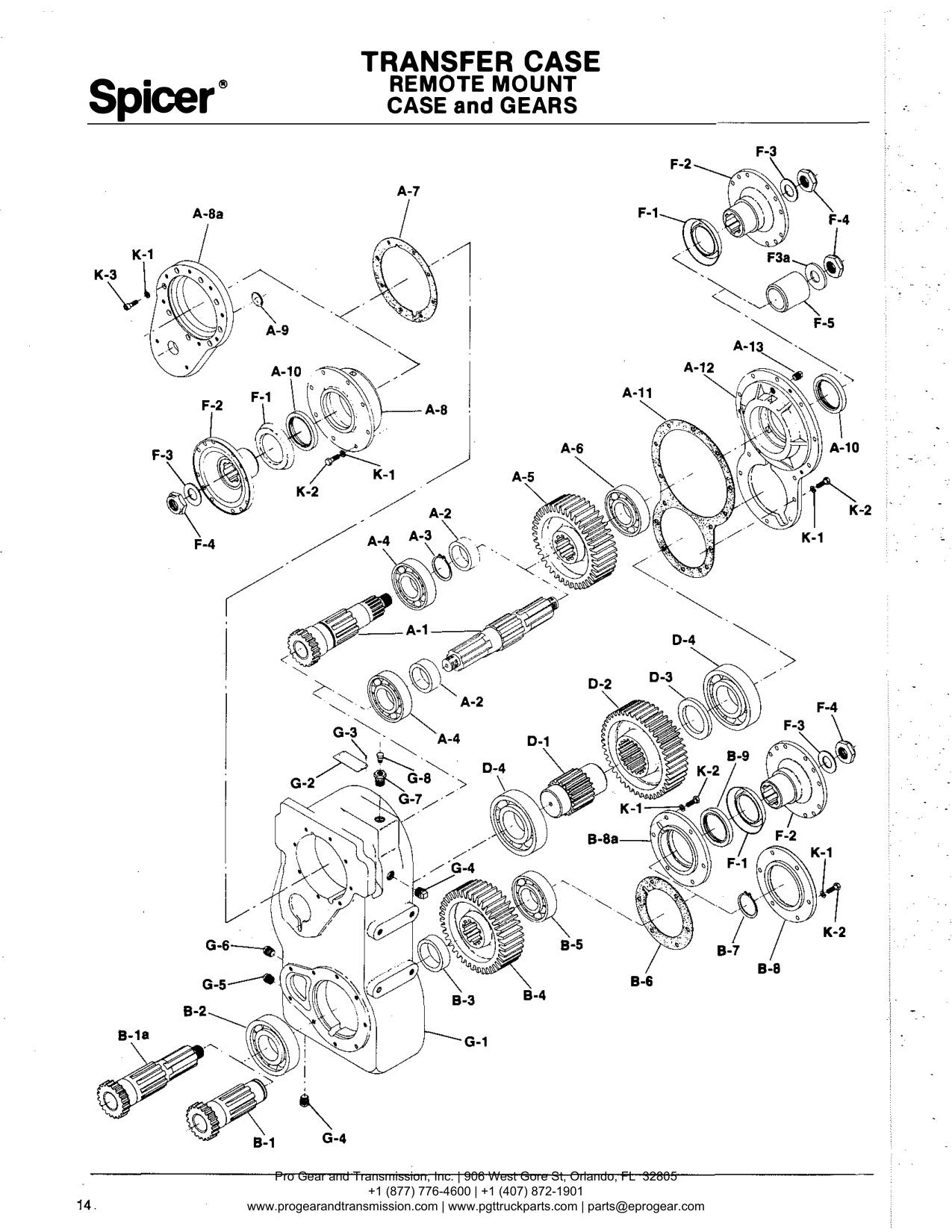 Spicer 791 Transfer Case Manual page 15: Transfer Case
