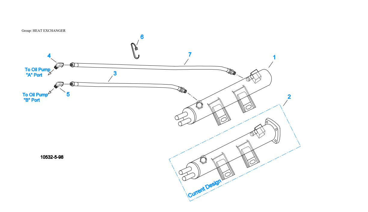 Eaton Fuller RTLO-18918A-AS2 Heat Exchanger exploded-view diagram