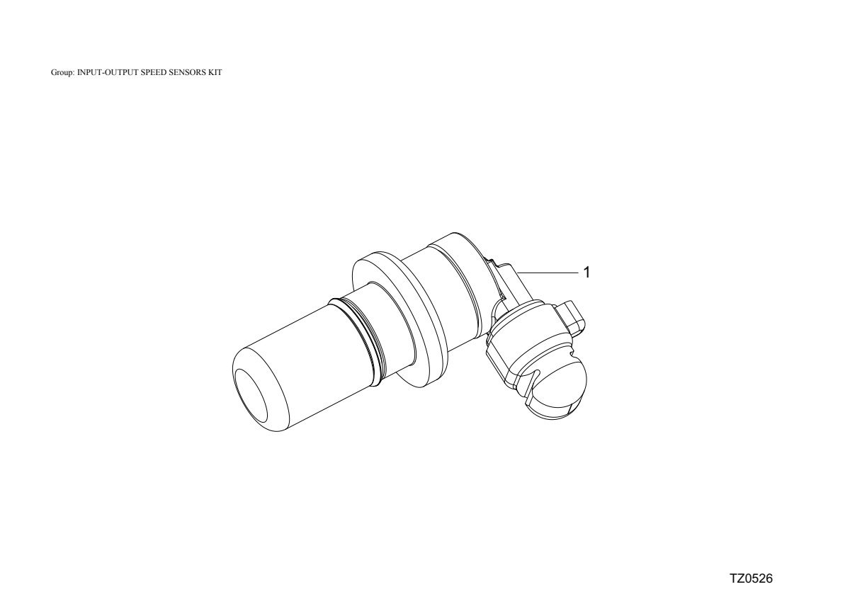 Eaton Fuller TA-C75 Input-Output Speed Sensors Kit exploded-view diagram