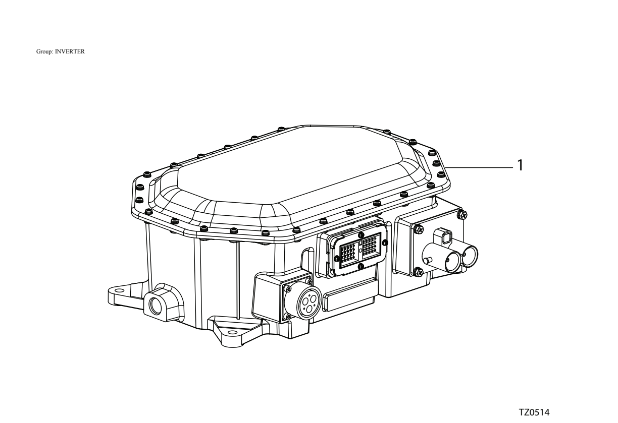 Eaton Fuller TA-C75 Inverter exploded-view diagram