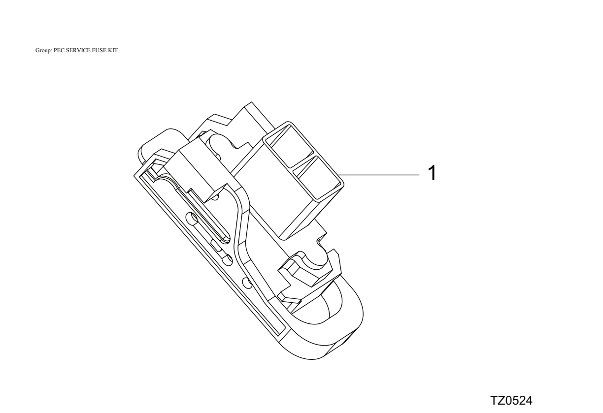 Eaton Fuller TA-C75 Pec Service Fuse Kit exploded-view diagram