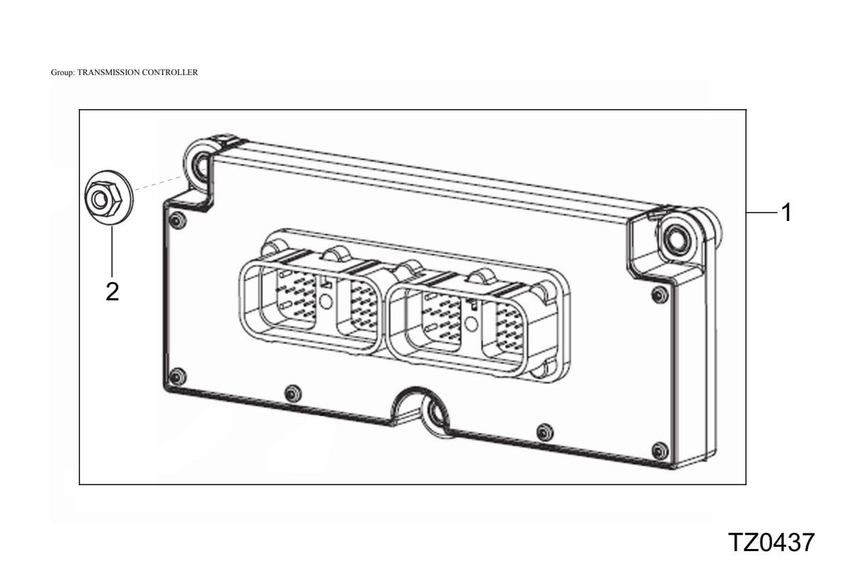 Eaton Fuller TA-C75 Transmission Controller exploded-view diagram