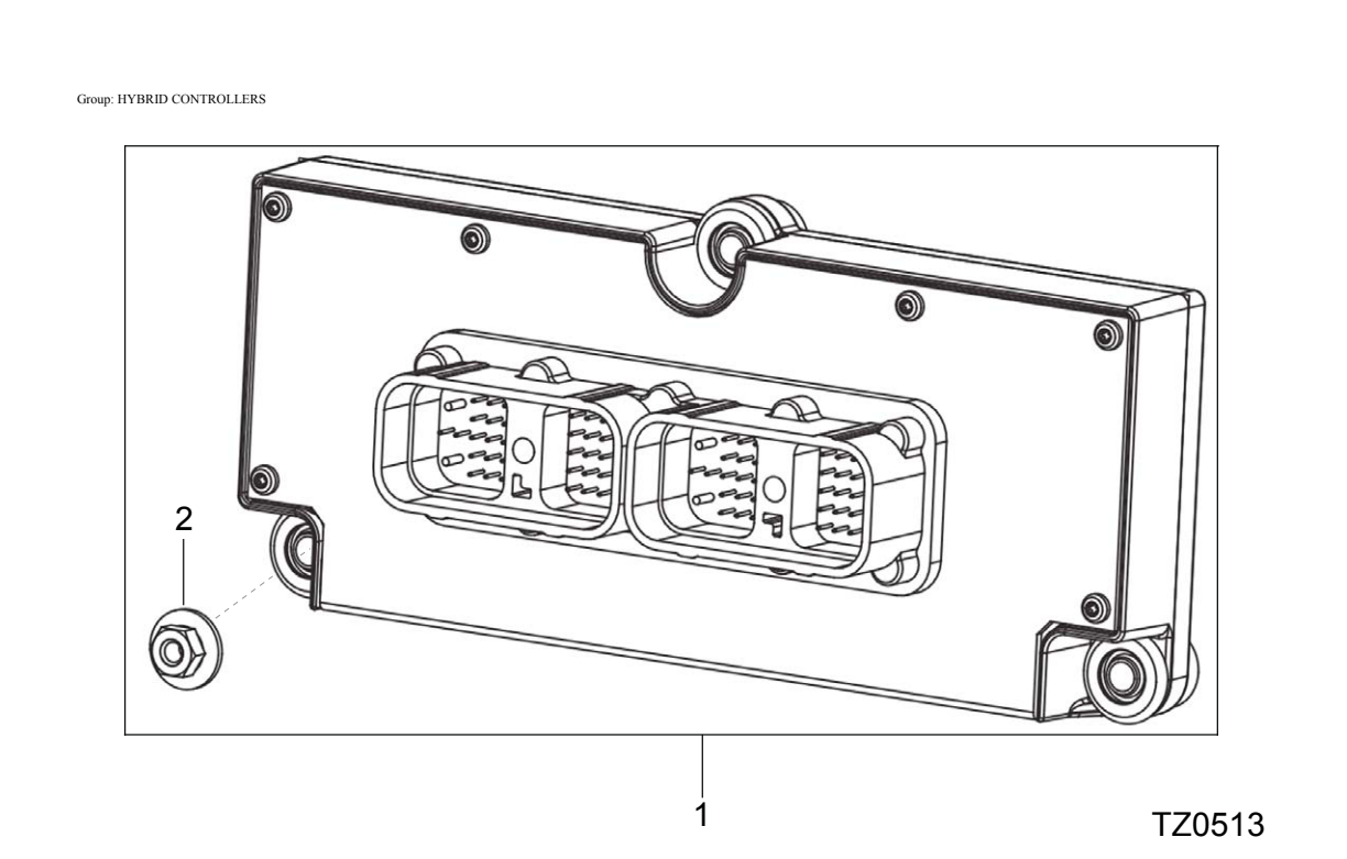 Eaton Fuller TA-C75 Hybrid Controllers exploded-view diagram