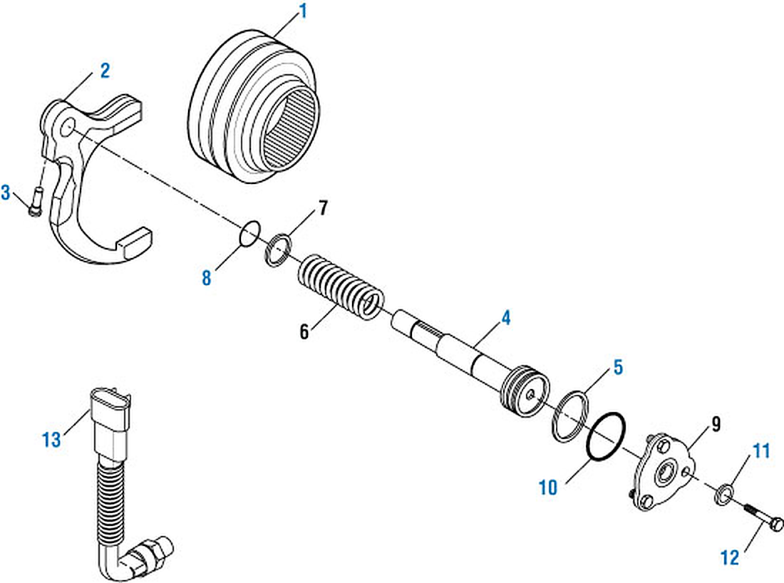 Mack CRD 150 Differential CRD 150 Assembly exploded-view diagram