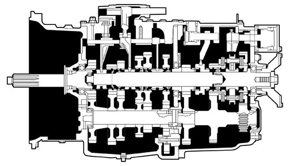 Mack T2080B Transmission 8 Speed Transmission Kits exploded-view diagram