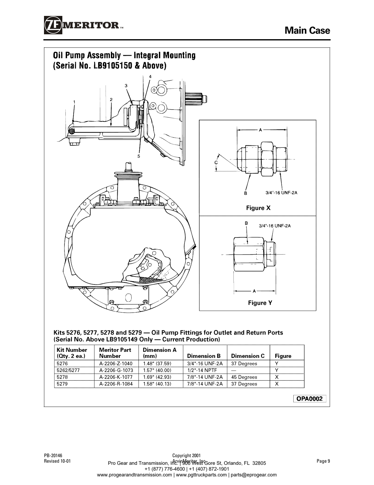 Meritor Transmission ROCKWELL-MERITOR-G-PLATFOR Main Case exploded-view diagram