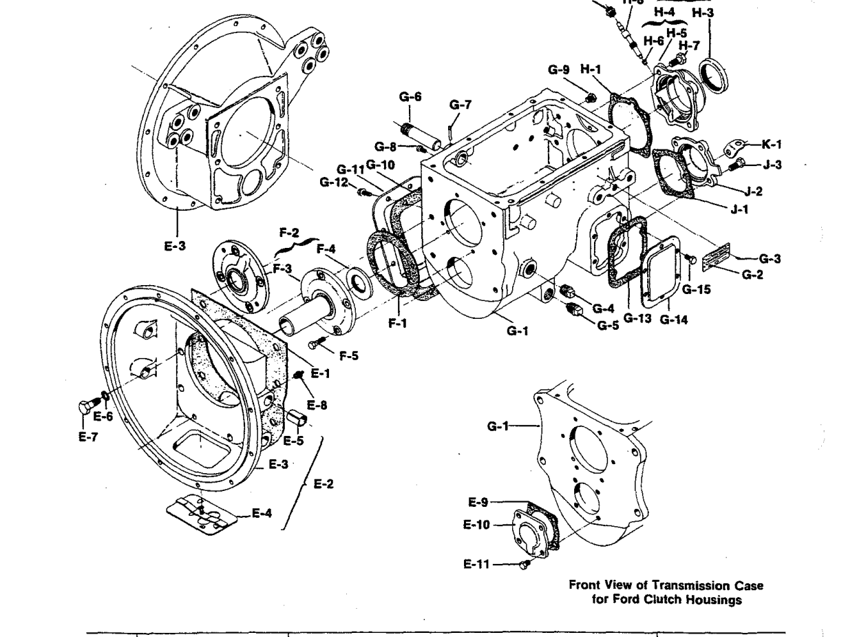 Spicer Transmission 5652-A Clutch Housing Group exploded-view diagram