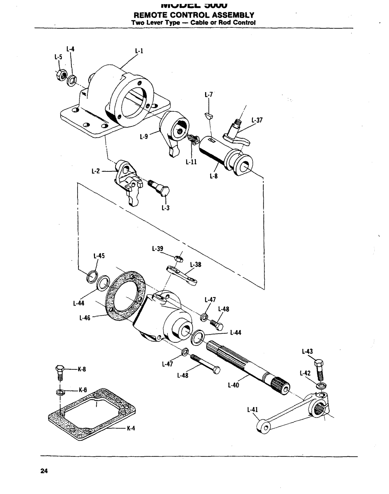 Spicer Transmission 5652-A Parts Listed Below Are Not Included in Assembly exploded-view diagram