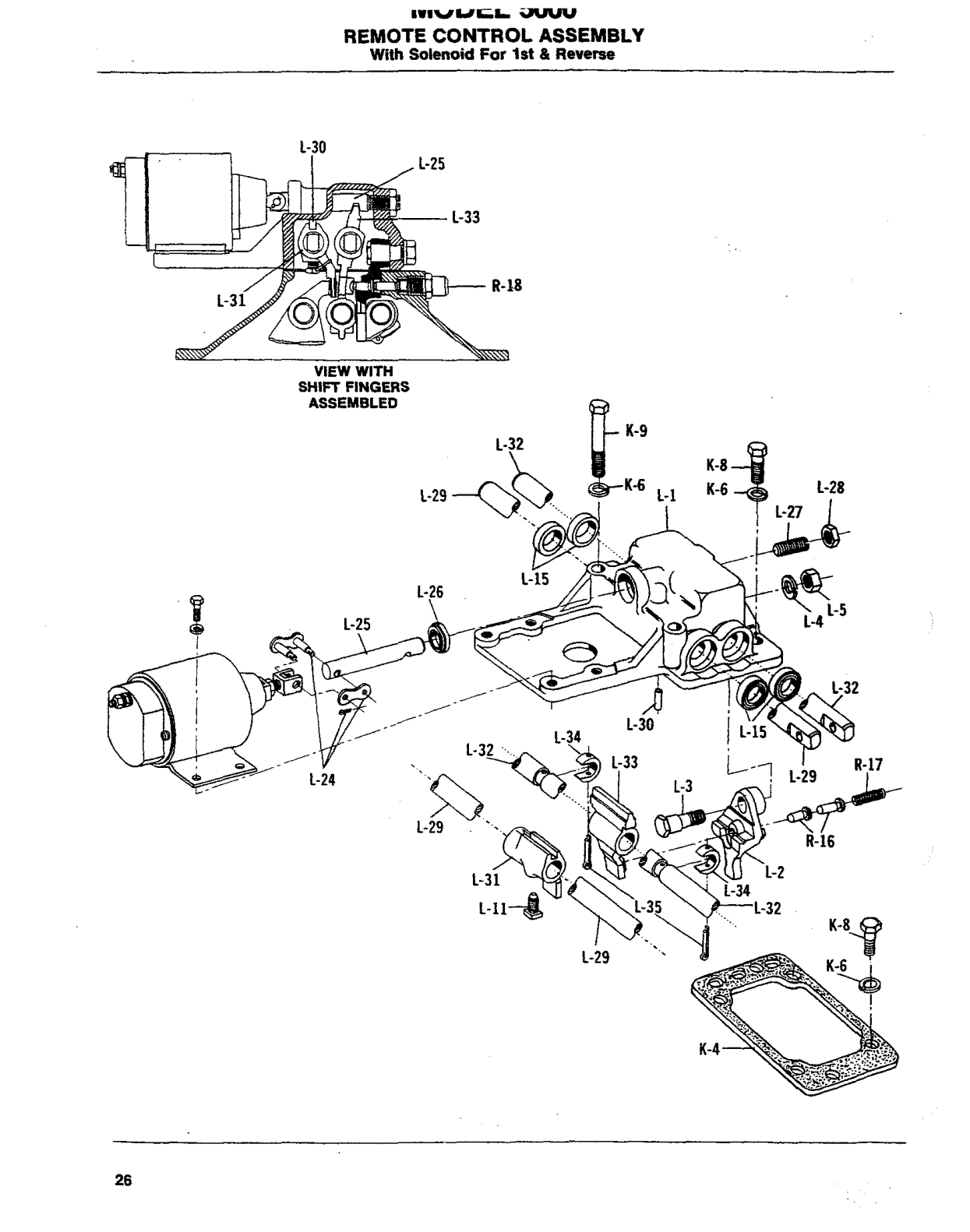 Spicer Transmission 5652-A Parts Listed Below Are Not Included in Assembly exploded-view diagram