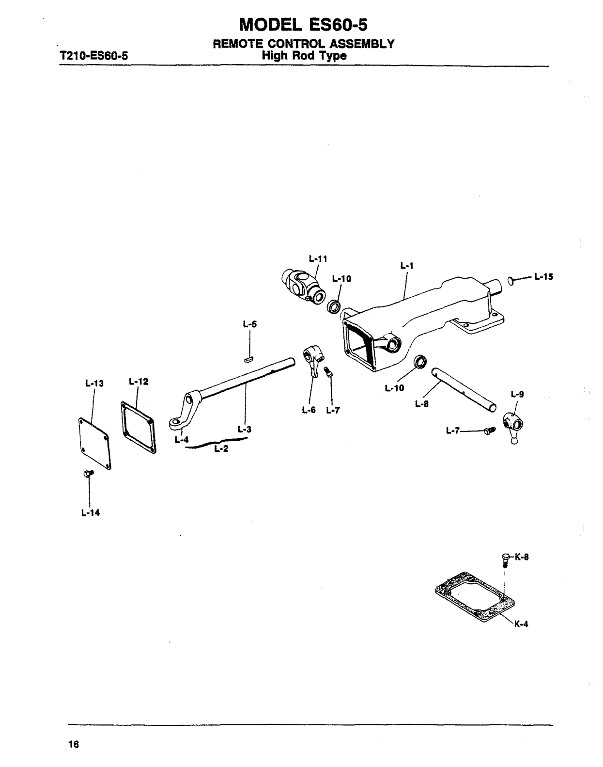 Spicer Transmission 5952-A Parts Listed Below Are Not Included in Assembly exploded-view diagram