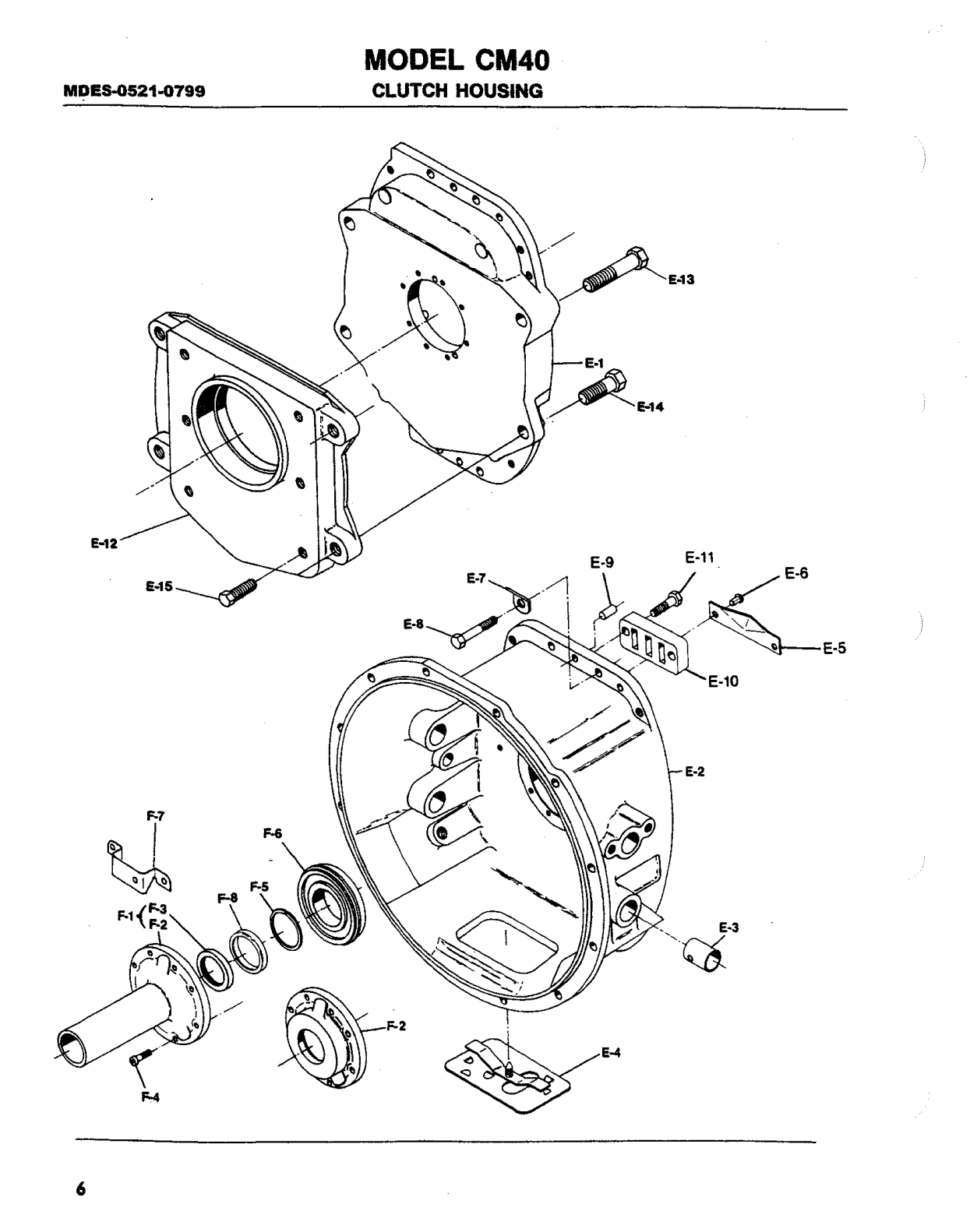 Spicer Transmission CM4054-A Drive Gear Bearing Cap Group exploded-view diagram