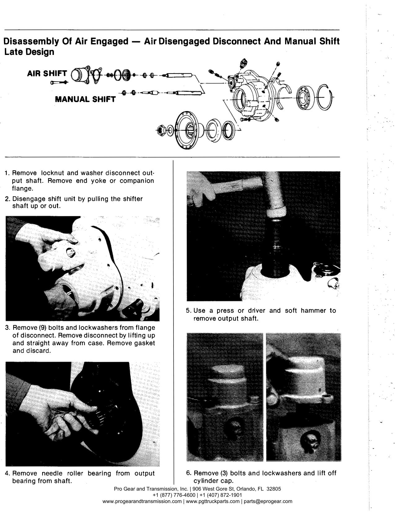 Spicer 784 Transfer Case Manual page 24: Late Design