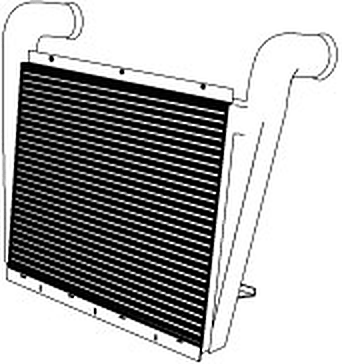 Truck Cooling System Intercoolers exploded-view diagram